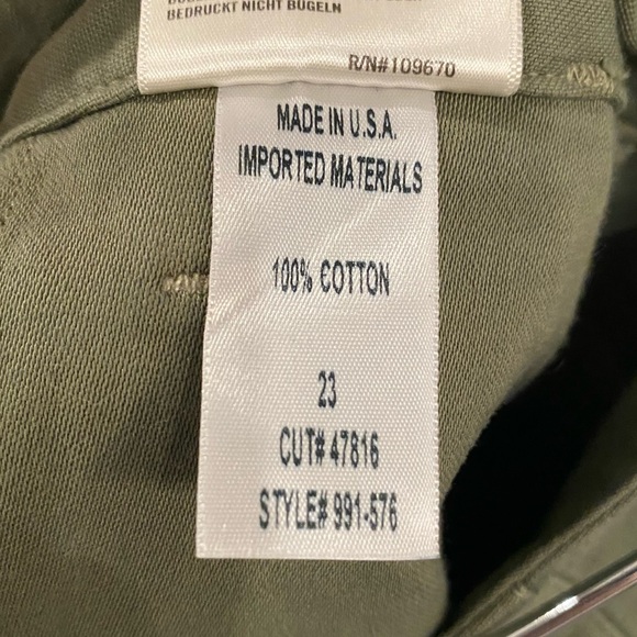 Citizens Of Humanity Meghan Surplus Combat Green Cargo Shorts - Picture 13 of 15